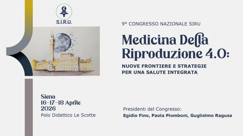SIRU 2026 (16-18 april 2026) - Siena